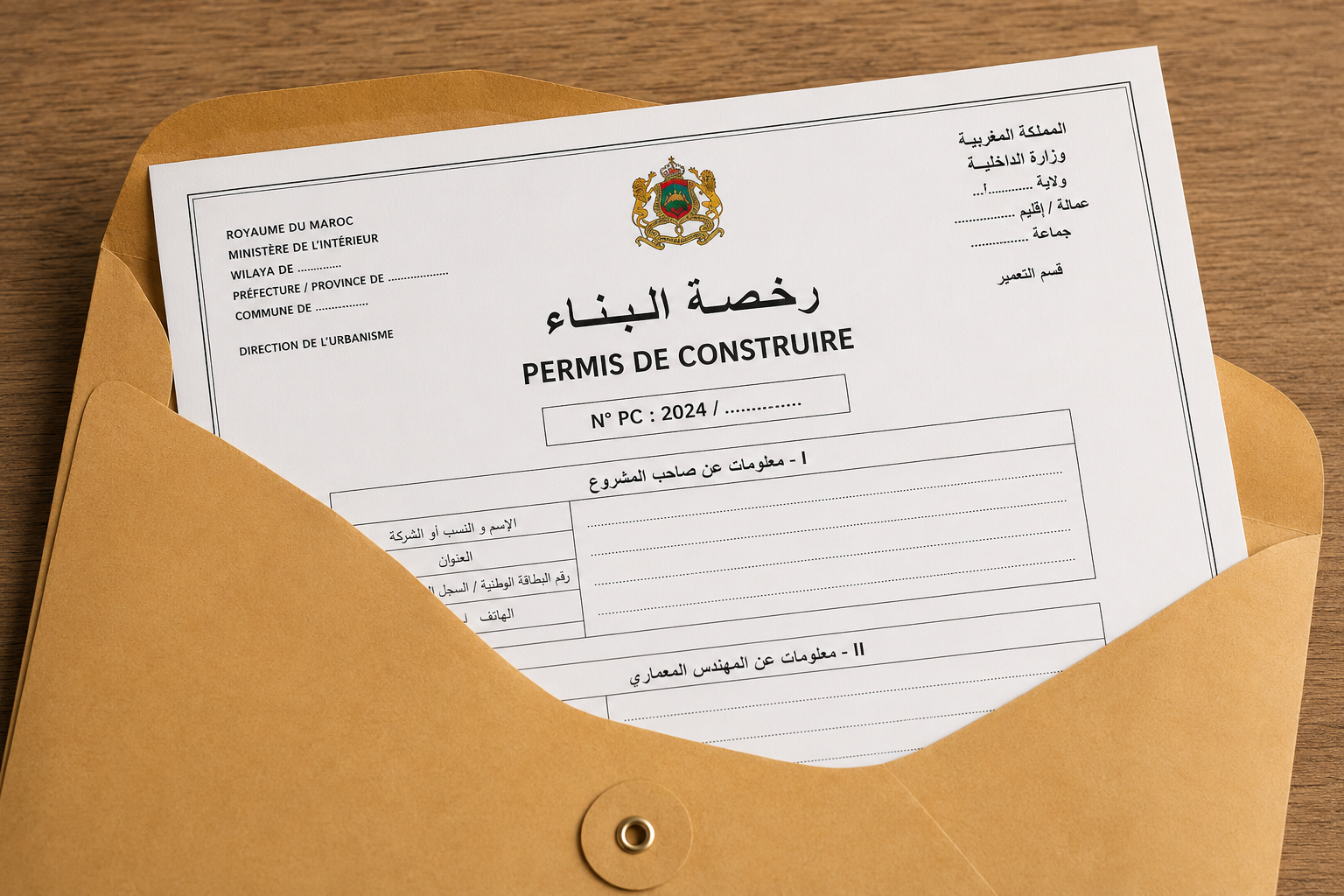 رخصة البناء